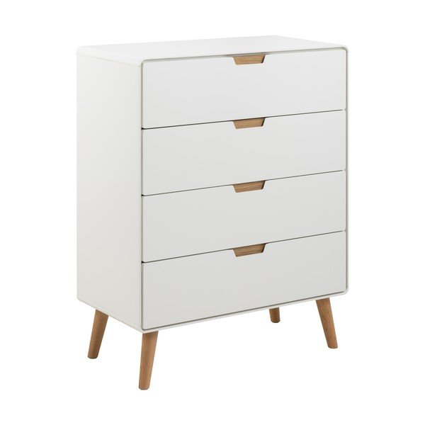 Bílá komoda 80x100x40 cm Lowell – Actona-image-2