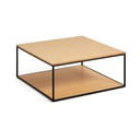 Konferenční stolek s deskou v dubovém dekoru 80x80 cm Yona - Kave Home