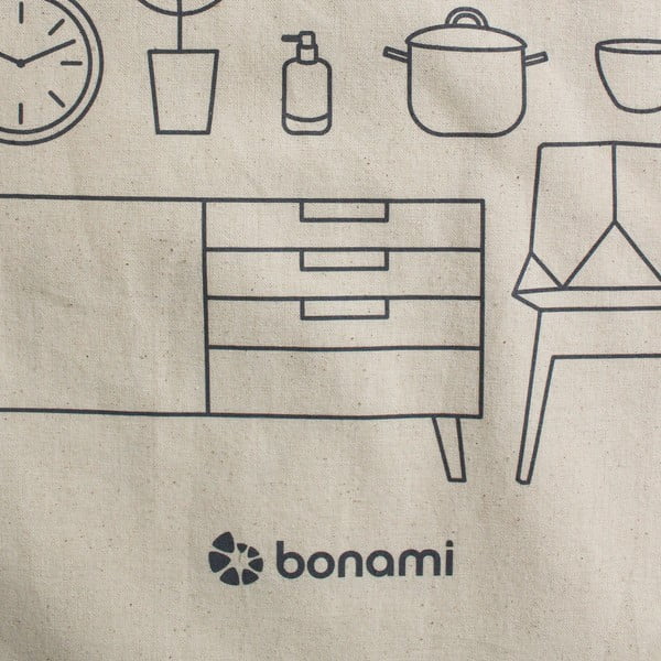 Krémová plátěná taška Bonami-image-2