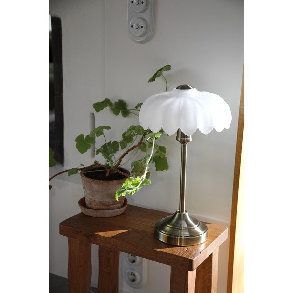 Krémová/v mosazné barvě stolní lampa (výška 43 cm) Kurage – Markslöjd-image-1