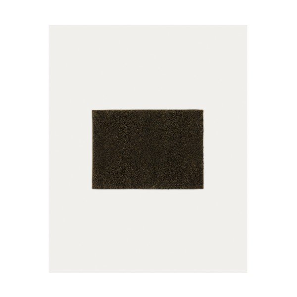 Khaki koupelnová předložka 50x70 cm Coper – Kave Home-image-4