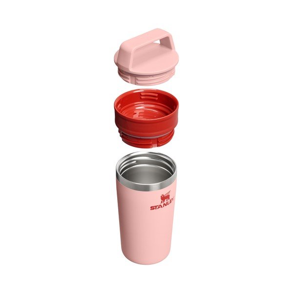 Broskvový termo hrnek z nerezové oceli 350 ml Café-To-Go Travel Mug Peach Rose – Stanley-image-1