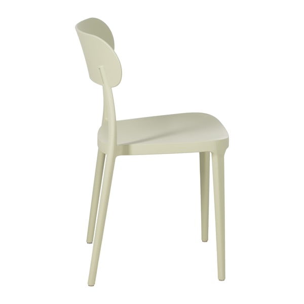 Světle zelené plastové jídelní židle v sadě 2 ks – Ixia-image-4