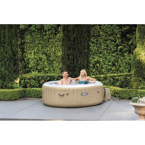 Nafukovací vířivka pro 4 ø 196 cm hloubka 71 cm Bubble HWS – Intex-image-1