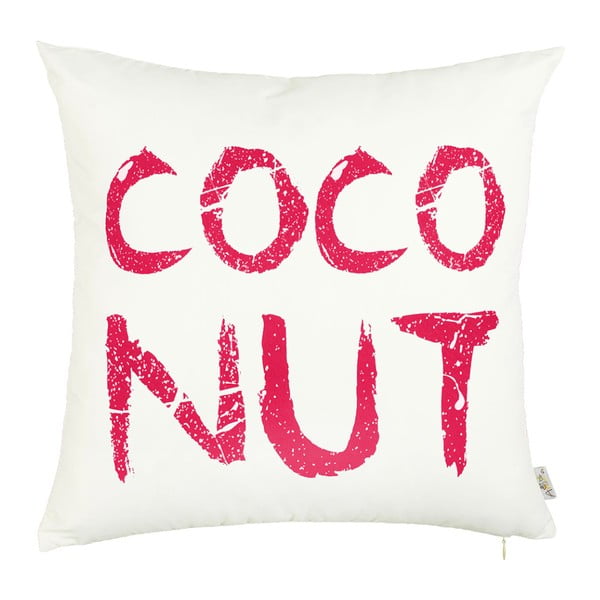 Růžovo-bílý na polštář Mike & Co. NEW YORK Coconut, 43 x 43 cm