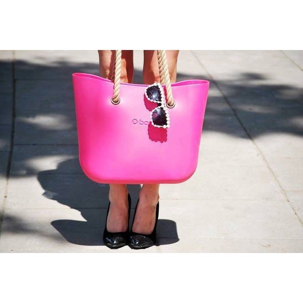 Taška O bag s černými uchy, magenta-image-3