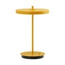 Žlutá kovová LED stolní lampa s kovovým stínidlem (výška 31 cm) Asteria Move – UMAGE