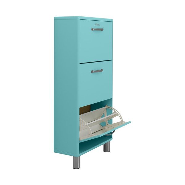 Tyrkysový výklopný botník Malibu - Tenzo-image-4