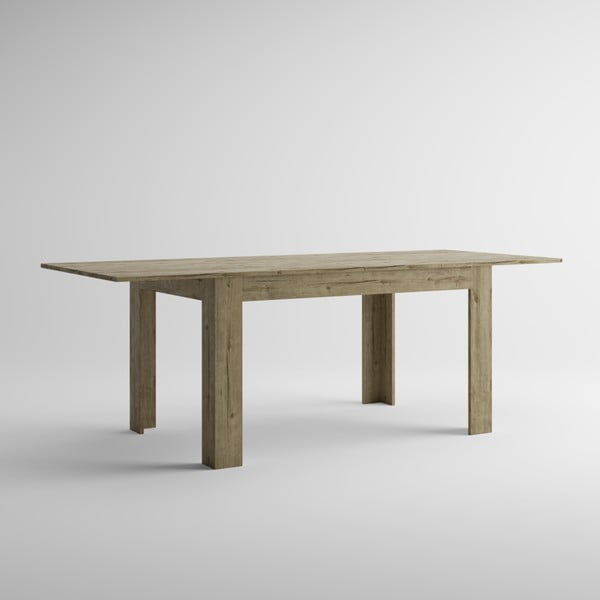 Rozkládací jídelní stůl v dekoru dubu sherwood MobiliFiver Easy, délka 140-220 cm