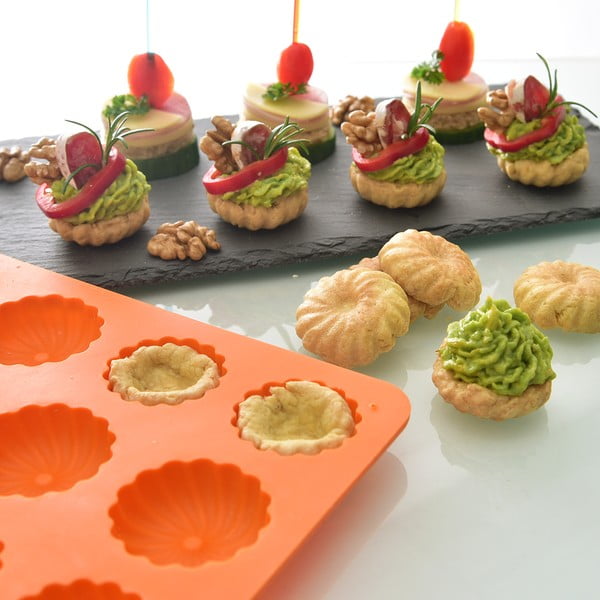 Silikonová forma na pečení mini bábovky 22x32 cm – Orion-image-1