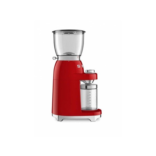 Červený mlýnek na kávu SMEG 50's Retro
