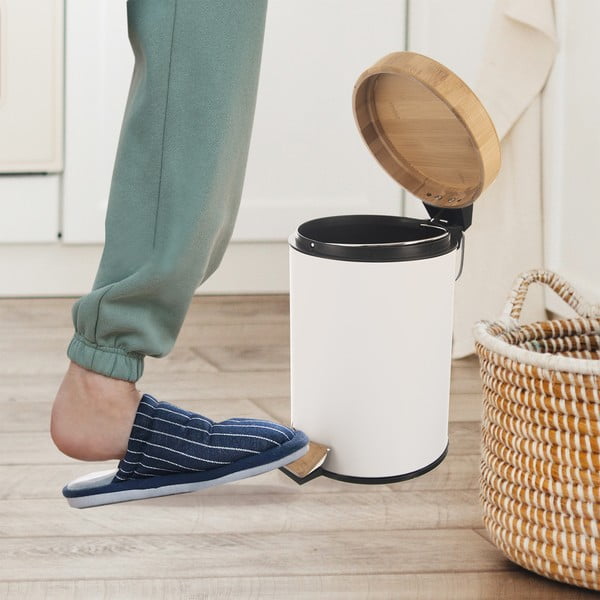 Pedálový kovový odpadkový koš 3 l – Orion-image-1