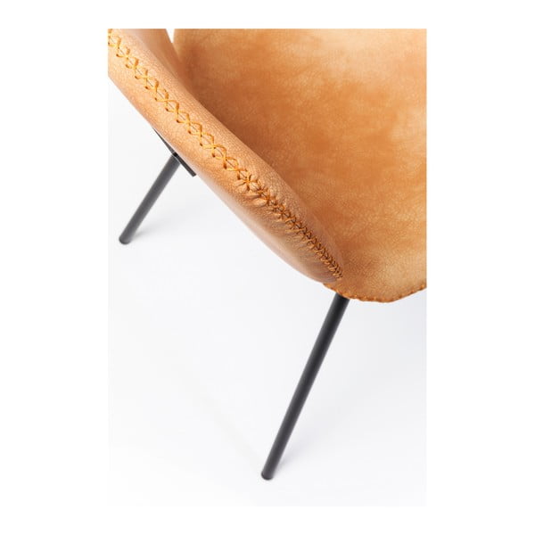 Sada 4 oranžových jídelních židlí Kare Design  Barber-image-3