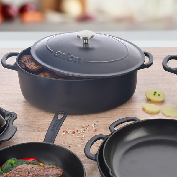 Litinový pekáč 27x42 cm LITINA SMALT – Orion-image-3