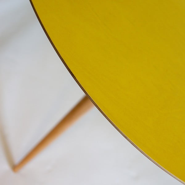 Žlutý jídelní stůl Ragaba Triad-image-1