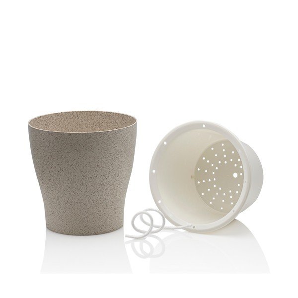 Plastový samozavlažovací květináč ø 17 cm Loppy – Tomasucci-image-1