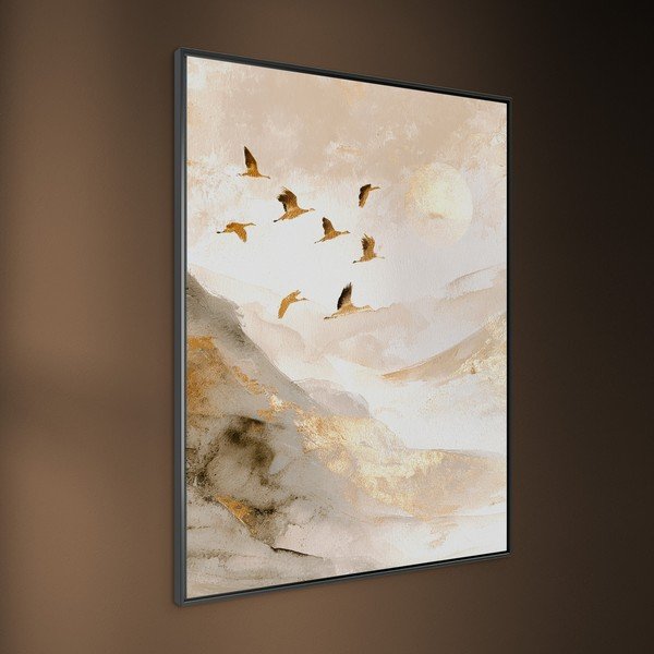 Tištěný obraz s rámem 60x80 cm Golden Peaks II – Styler-image-3