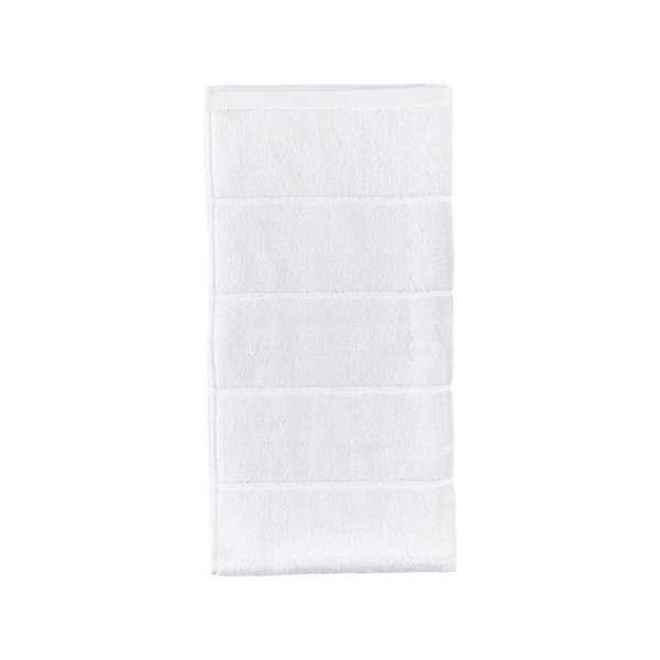 Bílý froté bavlněný ručník 50x100 cm Sauna – Zone