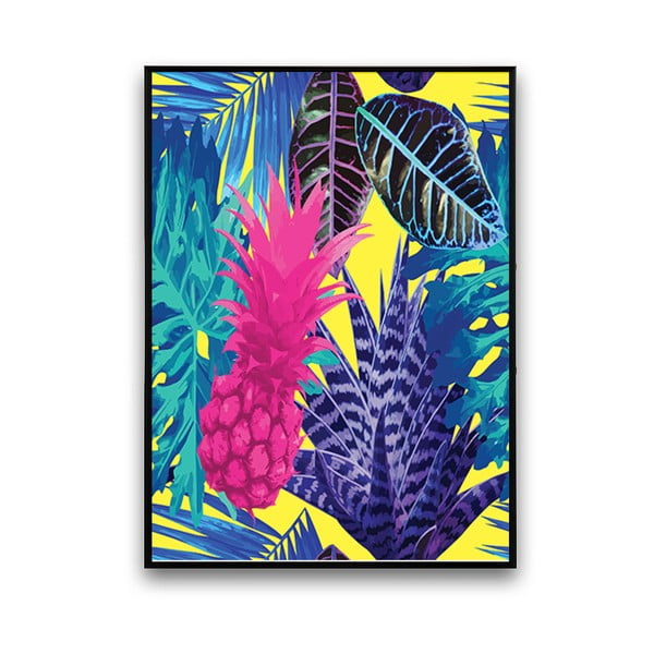 Plakát s ananasem, 30 x 40 cm