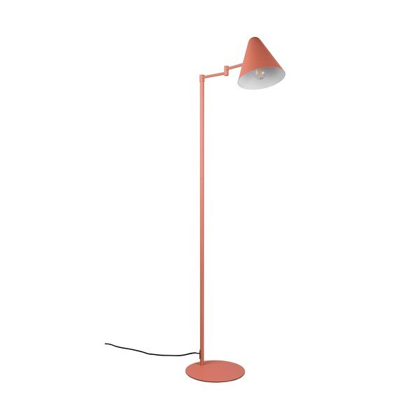 Oranžová stojací lampa s ohybatelnou konstrukcí (výška 126,5 cm) Cosima – Trio