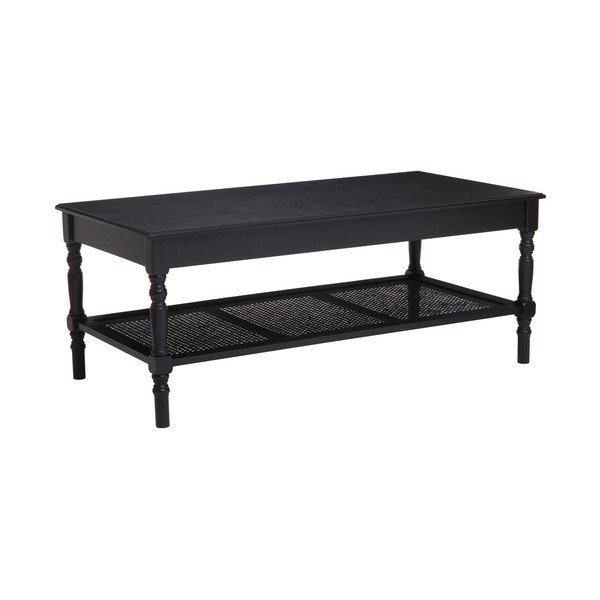 Černý konferenční stolek 60x120 cm Heritage – Premier Housewares
