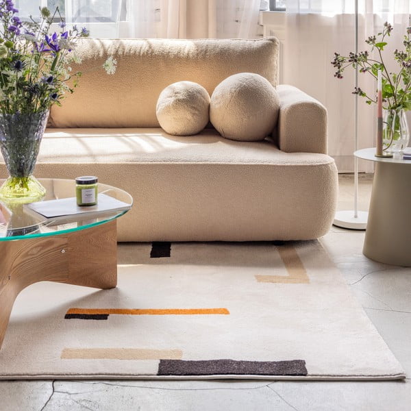 Oranžový/krémový koberec 160x230 cm Linea – Universal-image-1