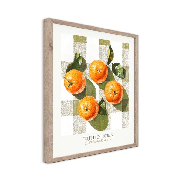 Tištěný obraz s rámem 40x50 cm Mandarines  – Styler-image-4
