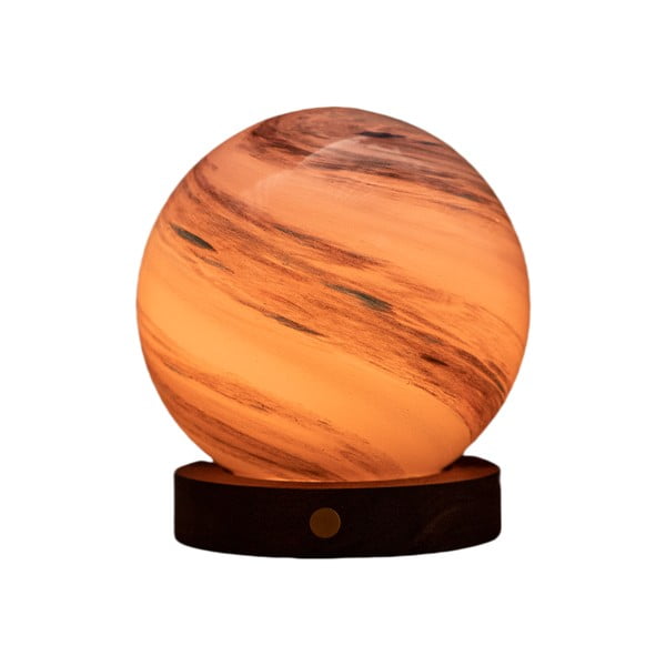 Hnědá/v tmavě přírodní barvě světelná dekorace na USB ø 12 cm Polar Cloud – Gingko