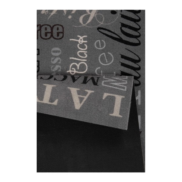 Šedý běhoun Zala Living Cook & Clean Coffee Choice, 45 x 140 cm-image-1