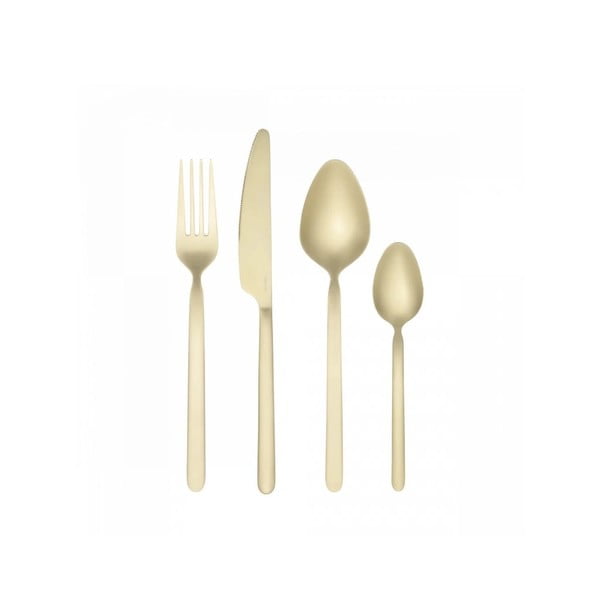 Nerezový příbor 16 ks ve zlaté barvě Stella – Blomus