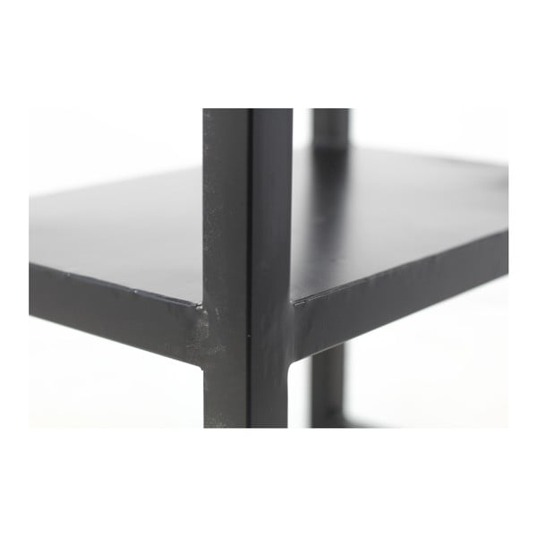 Příruční stolek s poličkou z neopracovaného akáciového dřeva HSM collection SoHo-image-4