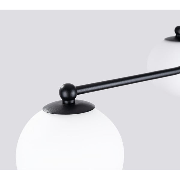 Černobílé stropní svítidlo Beam – Sollux-image-3