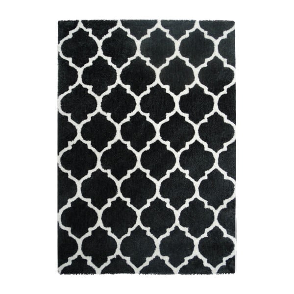 Černo-bílý koberec Kayoom Smooth, 160 x 230 cm