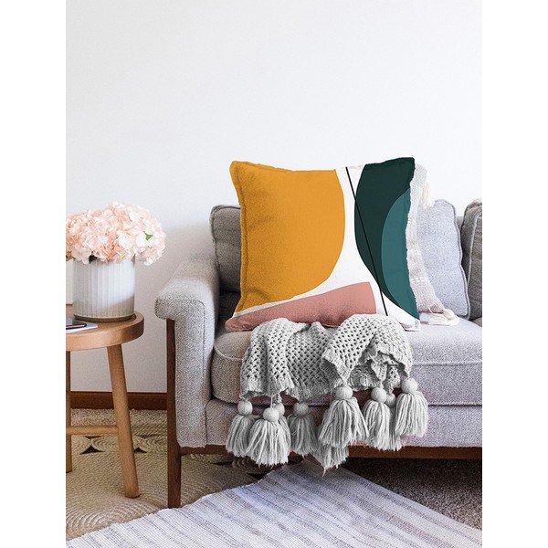 Povlak na polštář s příměsí bavlny Minimalist Cushion Covers Artistry, 55 x 55 cm-image-2