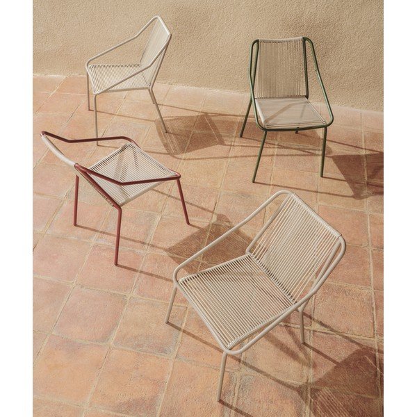 Krémová/taupe zahradní židle Zivia – Kave Home-image-2