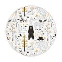 Žluto-bílý dětský koberec ø 120 cm Comfort – Mila Home