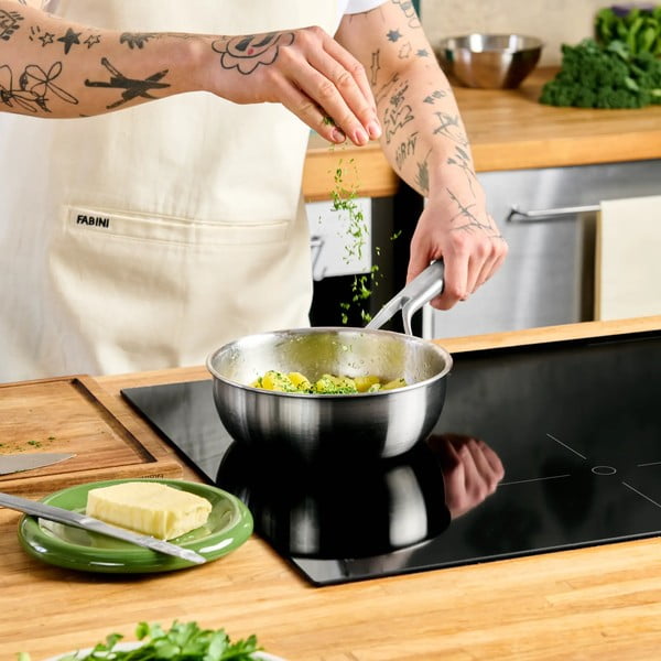 Nerezový hrnec s pokličkou na indukci 1,5 l Lucca 3.0 – FABINI-image-1