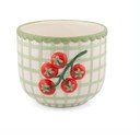 Porcelánový ručně malovaný obal na květináč ø 12 cm Tomato – Sass & Belle