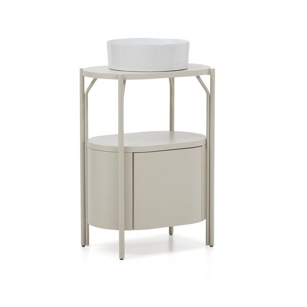 Bílá skříňka pod umyvadlo 60x81 cm Arely – Kave Home-image-4