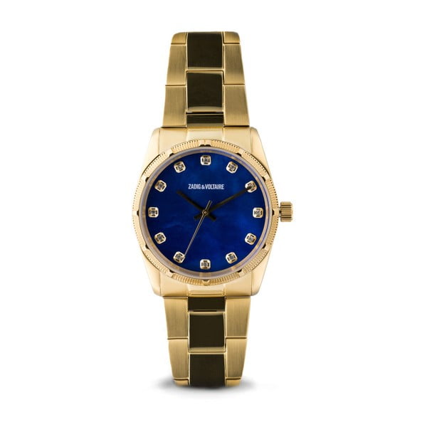 Modro-zlaté dámské hodinky Zadig & Voltaire