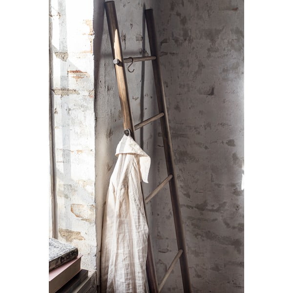 Hnědý dřevěný žebřík na ručníky Roots – Mette Ditmer Denmark-image-2