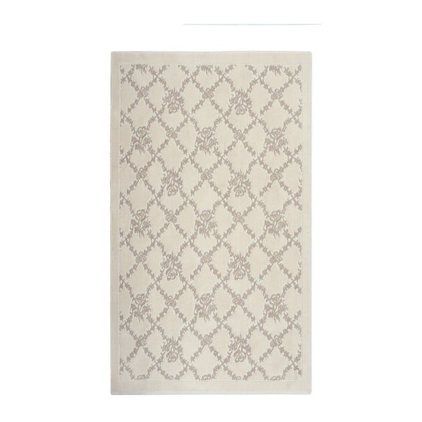 Krémový koberec Floorist Bukle Sarmasik, 80 x 150 cm