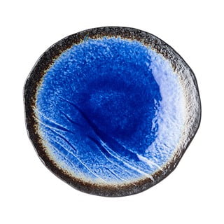Modrý keramický talíř MIJ Cobalt, ø 27 cm