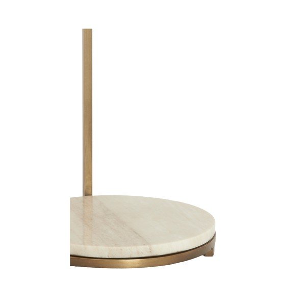 Kulatý odkládací stolek s mramorovou deskou  ø 26 cm Leda – Light & Living-image-4