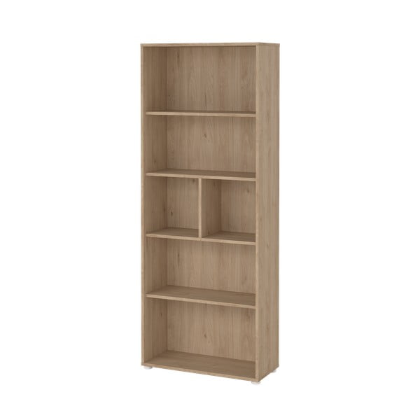 Knihovna v dekoru dubu v přírodní barvě 80x205 cm Sign – Tvilum-image-3