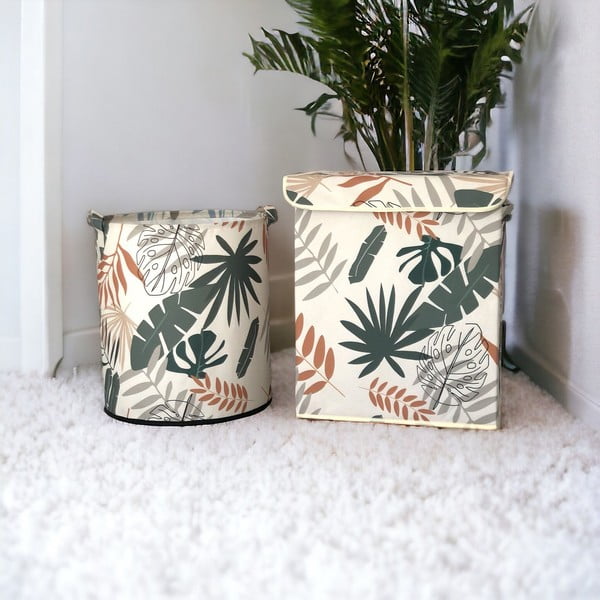 Úložné látkové košíky v sadě 2 ks – Mioli Decor-image-1