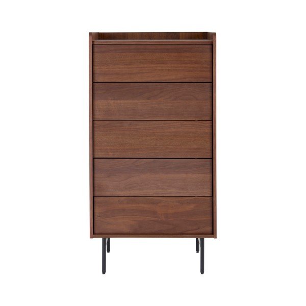 Komoda v dekoru ořechu v tmavě přírodní barvě 60x118,5x45 cm Örgryte – Jotex-image-2