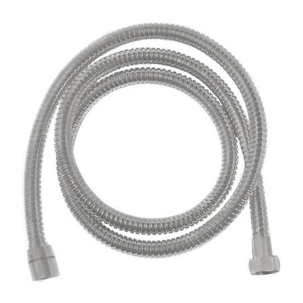 Mosazná sprchová hadice v matně stříbrné barvě Powerflex – Sapho