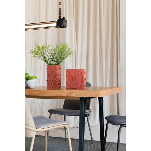 Oranžová váza z betonu Graphic – Zuiver-image-2