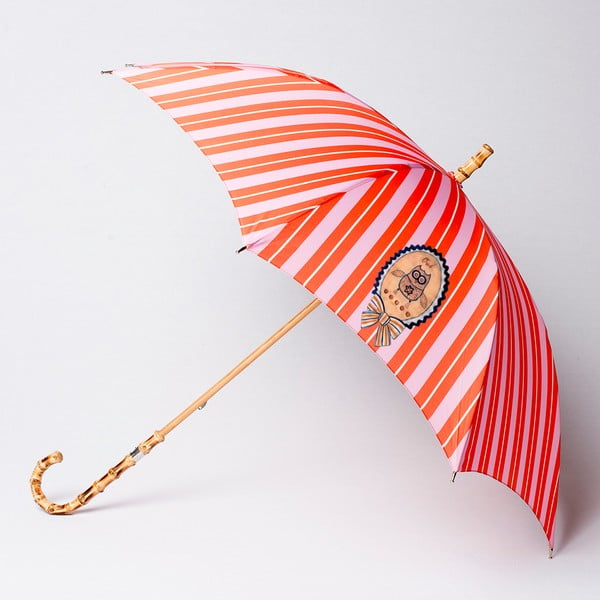Deštník Alvarez Stripe Orange Pink Illustration